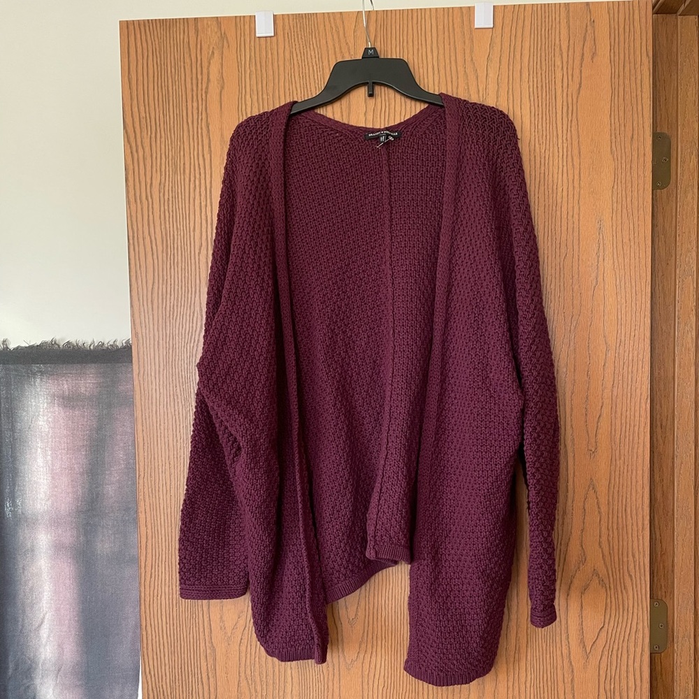 Brandy Melville Burgundy Cardigan